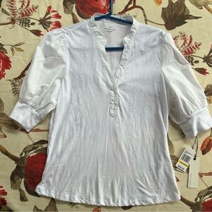 HABITUAL White Short-Sleeve Top